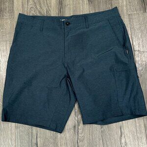 O'Neill Men's Crossover Slub Hybrid Shorts - Color: Blue/Line - Size 38